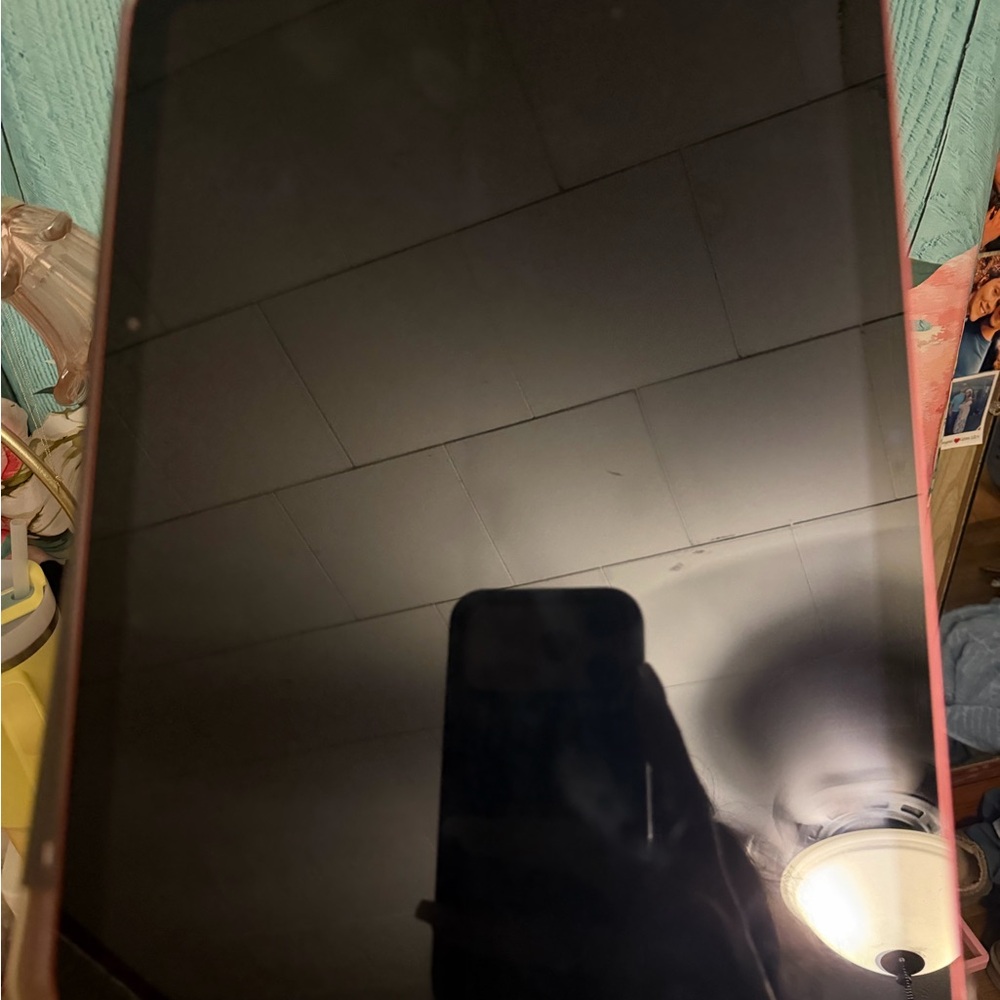 Tablet with Rose Pink Frame - Large Touchscreen